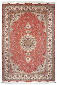 絨毯 ペルシャ タブリーズ 50 Raj 207X304 茶色/ダークレッド (ウール, ペルシャ/イラン)