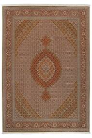 Tabriz 50 Raj Rug 207X304 Brown/Black Wool, Persia/Iran