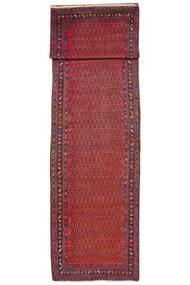 115X515 Tapete Malayer Oriental Passadeira Vermelho Escuro/Preto (Lã, Pérsia/Irão)