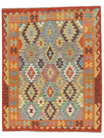  154X195 Petit Kilim Afghan Old Style Tapis Laine, Carpetvista