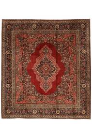 420X420 絨毯 Mohadjeran オリエンタル 正方形 茶色/ブラック 大きな (ウール, ペルシャ/イラン)