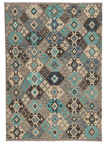  Orientalischer Kelim Afghan Old Stil Teppich 172X245 Wolle, Afghanistan Carpetvista