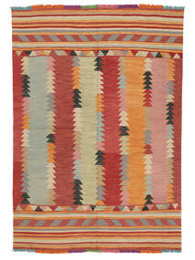 Dywan Kilim Afgan Old Style 168X241 Brunatny/Ciemnoczerwony (Wełna, Afganistan)