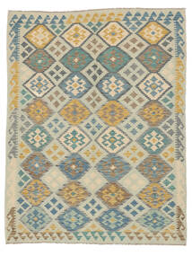  Kilim Afghan Old Style Tappeto 157X203 Di Lana Verde/Verde Scuro Piccolo Carpetvista