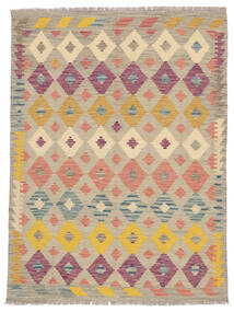  Kilim Afegão Old Style Tapete 148X197 Lã Laranja/Castanho Pequeno Carpetvista