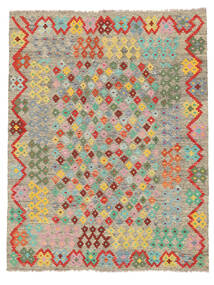 152X196 Kelim Afghan Old Style Matot Matto Itämainen Tummankeltainen/Oranssi (Villa, Afganistan) Carpetvista
