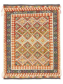  147X192 Small Kilim Afghan Old Style Rug Wool, Carpetvista