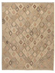 絨毯 キリム アフガン オールド スタイル 304X391 オレンジ/茶色 大きな (ウール, アフガニスタン)