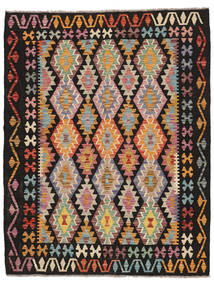  Kilim Afgán Old Style Szőnyeg 160X203 Fekete/Barna Carpetvista