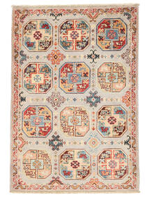  Orientalischer Kazak Fine Teppich 85X123 Beige/Braun Wolle, Afghanistan Carpetvista