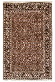 101X159 絨毯 オリエンタル タブリーズ 40 Raj 茶色/ブラック (ウール, ペルシャ/イラン)