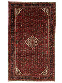  209X352 Hosseinabad Matot Matto Musta/Tummanpunainen Persia/Iran Carpetvista