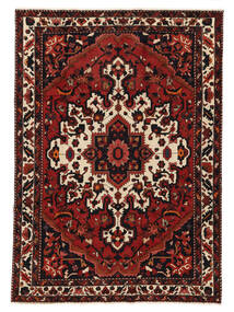  211X298 Tabriz Rug Black/Dark Red Persia/Iran Carpetvista