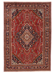 228X332 Lillian Rug Oriental Dark Red/Black (Wool, Persia/Iran) Carpetvista
