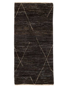  60X125 Berber Stil Teppich Schwarz Afghanistan Carpetvista