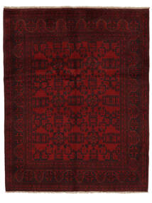  Orientalsk Afghan Khal Mohammadi Teppe 148X188 Svart/Mørk Rød Ull, Afghanistan Carpetvista