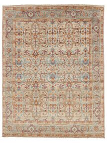 Usak Indisch Teppich 242X306 Braun/Orange Wolle, Indien Carpetvista
