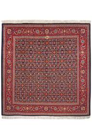 200X202 Täbriz 40 Raj Teppich Orientalischer Quadratisch Dunkelrot/Schwarz (Wolle, Persien/Iran)