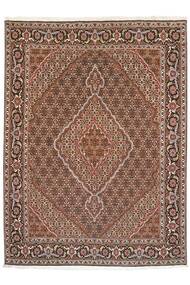  Orientalischer Täbriz 40 Raj Teppich 153X203 Braun/Schwarz Wolle, Persien/Iran