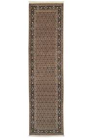  Persischer Täbriz 40 Raj Teppich 77X295 Läufer Braun/Schwarz (Wolle, Persien/Iran)