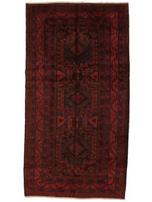  Beluch Covor 134X258 Negru/Dark Red Carpetvista