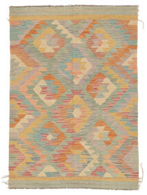 125X176 Kelim Ariana Trend Teppich Moderner Braun/Orange (Wolle, Afghanistan) Carpetvista