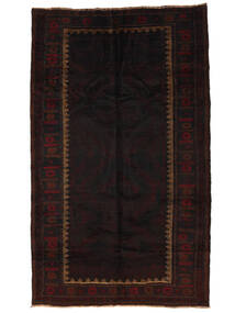 160X270 絨毯 バルーチ オリエンタル ブラック (ウール, アフガニスタン) Carpetvista