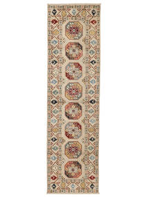 83X301 絨毯 カザック Fine オリエンタル 廊下 カーペット 茶色/オレンジ (ウール, アフガニスタン) Carpetvista