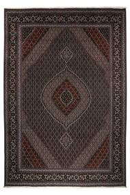 絨毯 タブリーズ 40 Raj 250X359 ブラック/茶色 大きな (ウール, ペルシャ/イラン)