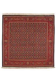 197X200 Tabriz 40 Raj Rug Oriental Square Dark Red/Black (Wool, Persia/Iran)