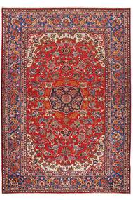 Koberec Isfahan Hedvábí Osnovní Materiál 228X326 Tmavě Červená/Černá (Vlna, Persie/Írán)