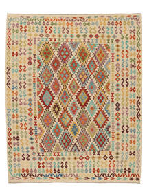 246X303 Koberec Orientální Kelim Afghán Old Style Oranžová/Zelená (Vlna, Afghánistán) Carpetvista