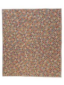  258X297 Kelim Afghan Old Stil Teppich Braun Afghanistan Carpetvista