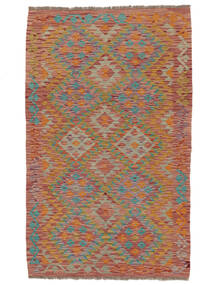 106X173 Dywan Orientalny Kilim Afgan Old Style Brunatny/Ciemnoczerwony (Wełna, Afganistan) Carpetvista