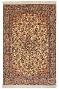 104X158 Tappeto Isfahan Di Seta Ordito Orientale Marrone/Arancione (Lana, Persia/Iran)