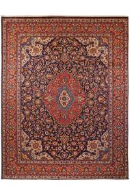 296X384 Sarouk Teppich Orientalischer Dunkelrot/Schwarz Großer (Wolle, Persien/Iran)