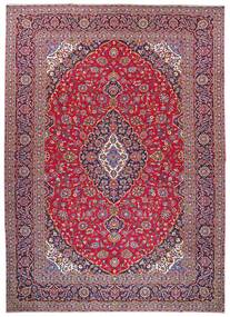  Orientalischer Keshan Teppich 293X405 Dunkelrot/Rot Großer Wolle, Persien/Iran