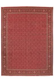 絨毯 ビジャー と シルク 301X397 ダークレッド/レッド 大きな (ウール, ペルシャ/イラン)