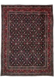 絨毯 オリエンタル ファラハン 400X553 ブラック/ダークレッド 大きな (ウール, ペルシャ/イラン)