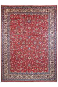  Sarouk Rug 277X374 Persian Wool Dark Red/Red Large