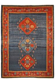 311X412 Gabbeh Persisch Teppich Moderner Schwarz/Dunkelrot Großer (Wolle, Persien/Iran)