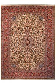 298X406 Sarouk Teppe Orientalsk Mørk Rød/Brun Stort (Ull, Persia/Iran)