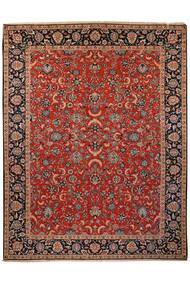 絨毯 オリエンタル ビジャー と シルク 303X387 ダークレッド/茶色 大きな (ウール, ペルシャ/イラン)