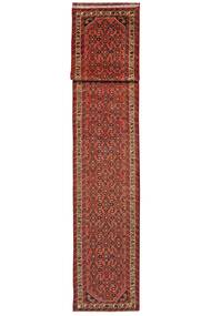 78X568 Tapis D'orient Hosseinabad De Couloir Rouge Foncé/Noir (Laine, Perse/Iran)