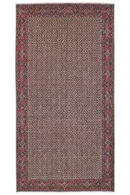 絨毯 オリエンタル ビジャー と シルク 199X389 ダークレッド/ブラック (ウール, ペルシャ/イラン)