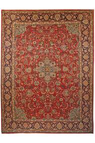 Tappeto Persiano Sarouk 285X389 Rosso Scuro/Marrone Grandi (Lana, Persia/Iran)