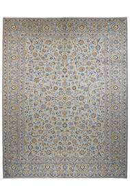絨毯 オリエンタル カシャン 298X380 ダークグレー/グレー 大きな (ウール, ペルシャ/イラン)