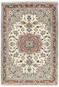 絨毯 オリエンタル カシャン 100X147 茶色/イエロー (ウール, ペルシャ/イラン)