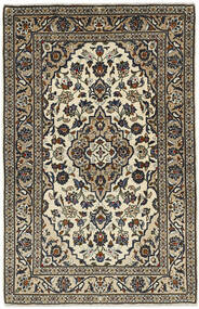 Keshan Rug Rug 100X155 Black/Green Wool, Persia/Iran