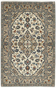 98X148 絨毯 カシャン オリエンタル 茶色/ブラック (ウール, ペルシャ/イラン)